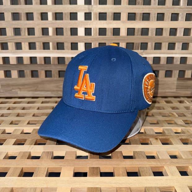 mlb LA 다저스 오렌지 로고 캡