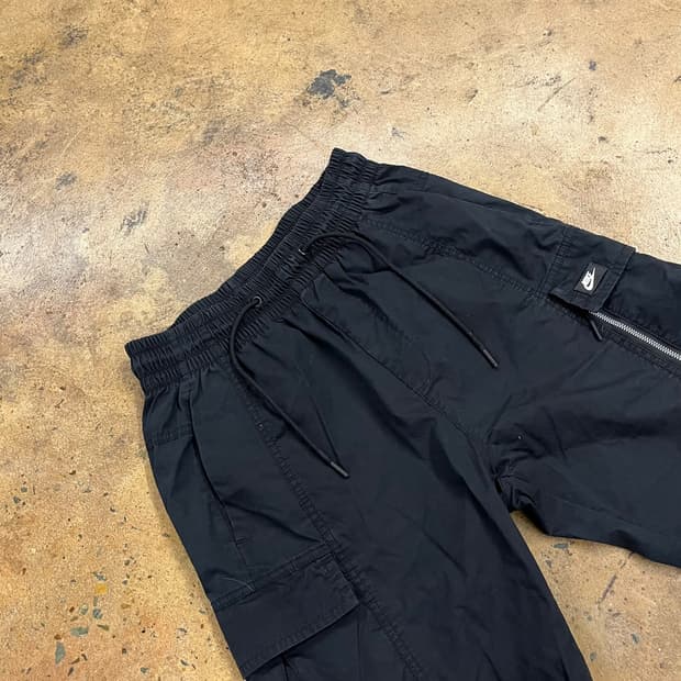 [정품/M] 나이키 블랙 카고 조거팬츠 b18