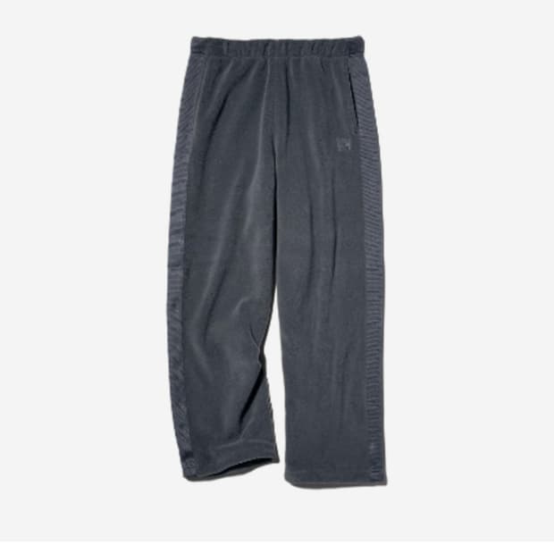 L 유니클로 니들스 후리스 팬츠 다크그레이