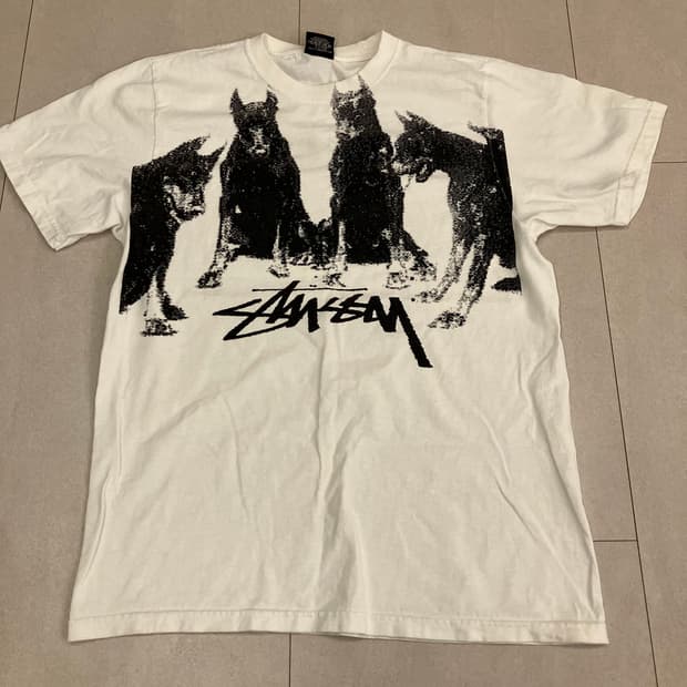 스투시 도베르만 티셔츠 S