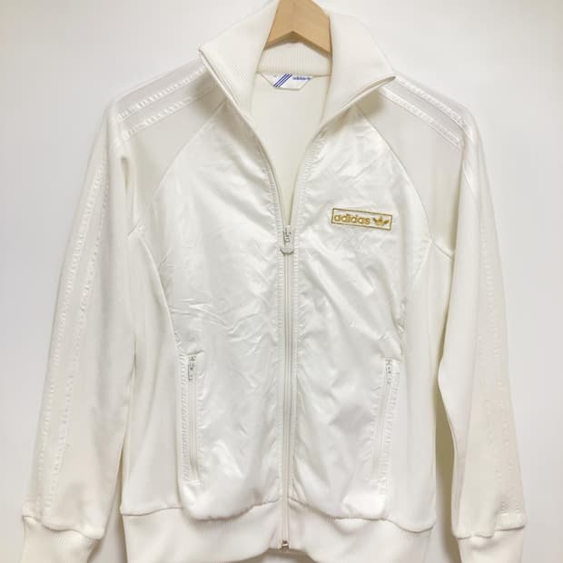 아디다스 흰금 져지 화이트 골드 트랙탑 집업 자켓