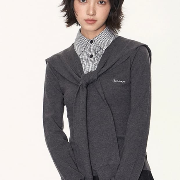 [원가 10.9만] takeanap 디얼마이키코 클래식 슬림 숄 스웨터 