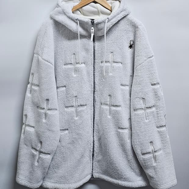 스파이더 플리스 후드자켓 XL