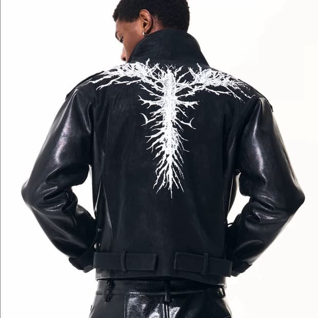Opium Blackroot Shear Leather Jacket