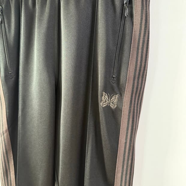 Needles Narrow Track Pants Black