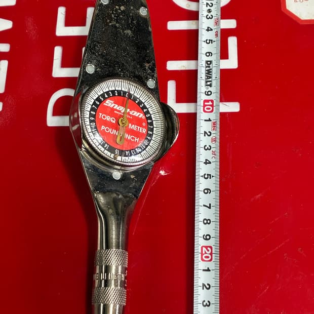 스냅온(Snap-on) 1/4" 초정밀 다이얼 토크렌치
