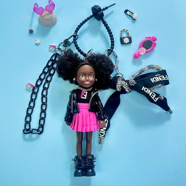 (11)바비키링 정품USA 마텔사 바비인형 커스텀키링