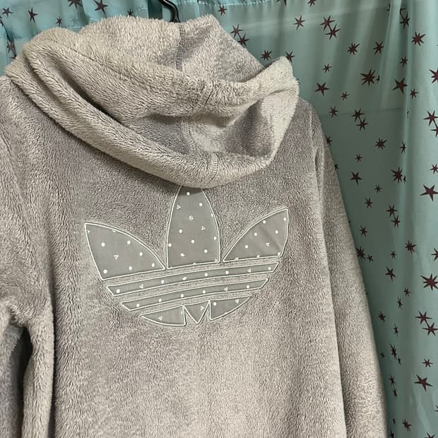 Adidas 아디다스 도트 플리스 후드집업