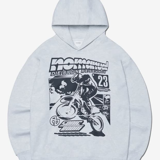 노매뉴얼 후드티 M