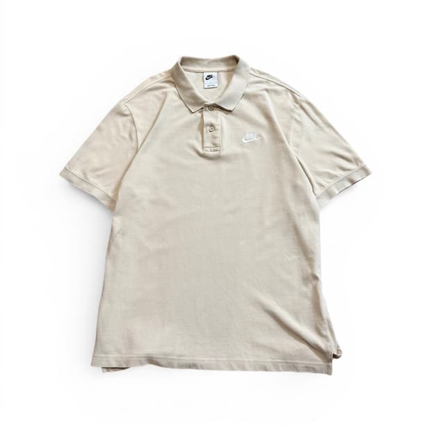 Nike 베이지 폴로 반팔 카라티