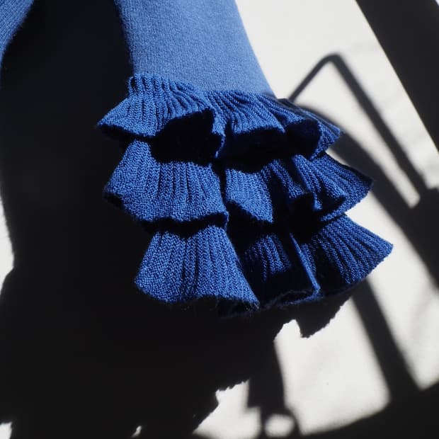 LOU LOU WILLOUGHBY frill sleeve knit