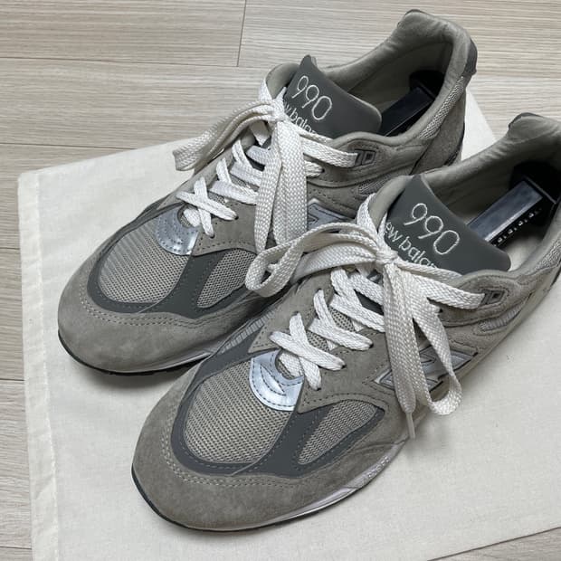 뉴발란스 990v2 그레이 280사이즈