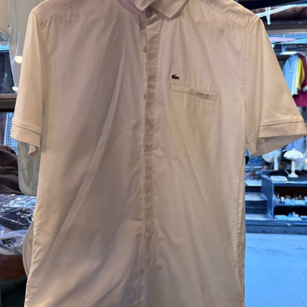 라코스테 화이트 pk 셔츠