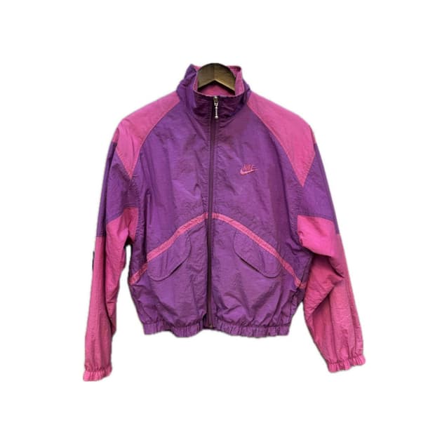 나이키 배색 나일론 저지 자켓