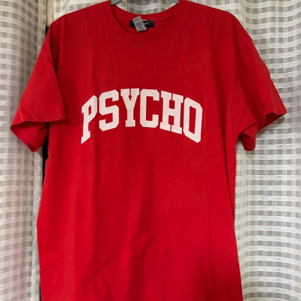 언더커버 사이코 아플리케 티셔츠 xl