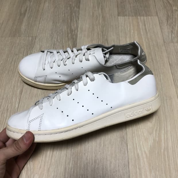 (260) 아디다스 스탠스미스 데콘 X 바니스 뉴욕 콜라보레이션 화이트