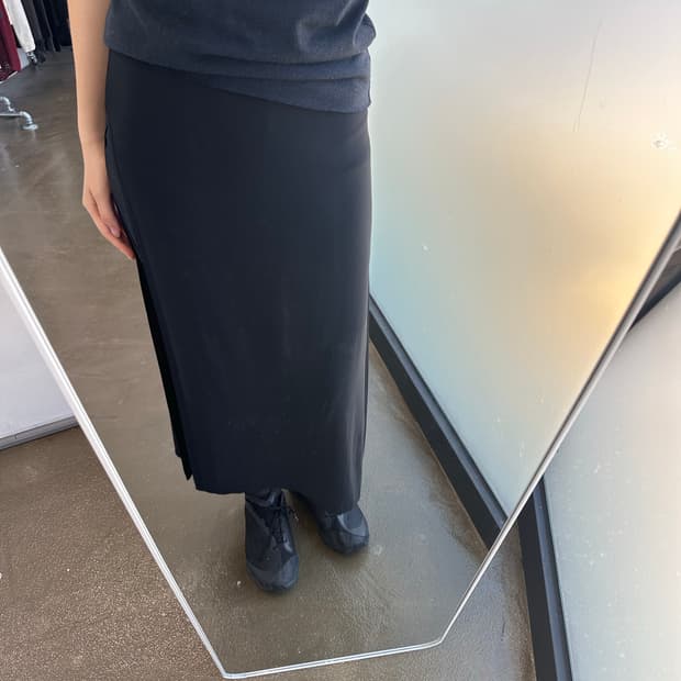 Helmut Lang Slit Skirt