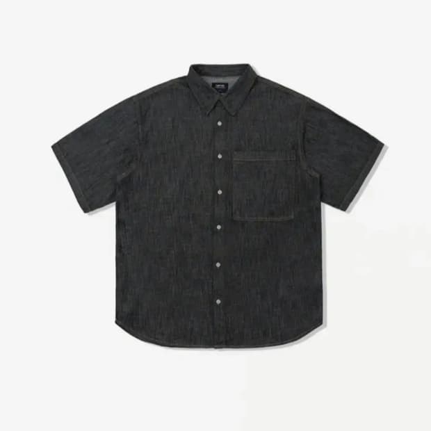 토피 섬머 데님 셔츠, 와이드팬츠