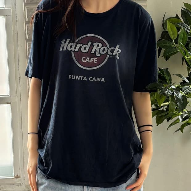 하드락 프린팅 반팔