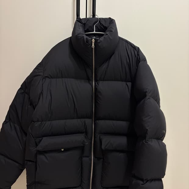 오라리 슈퍼 라이트 나일론 립스톱 다운 블루종 블랙 4사이즈