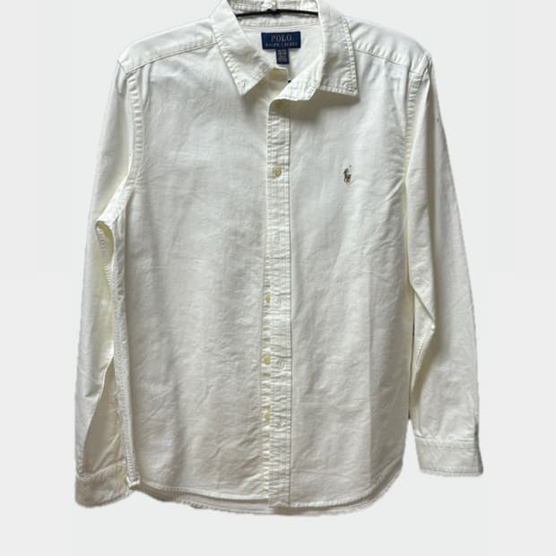(W) 폴로랄프로렌 화이트 옥스포드 셔츠