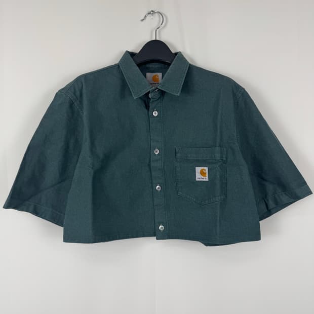 b169) 칼하트 워크 크롭 셔츠