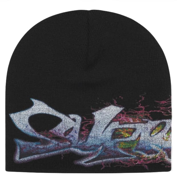 슈프림 아트딜러 태그 비니 블랙 - 25FW 