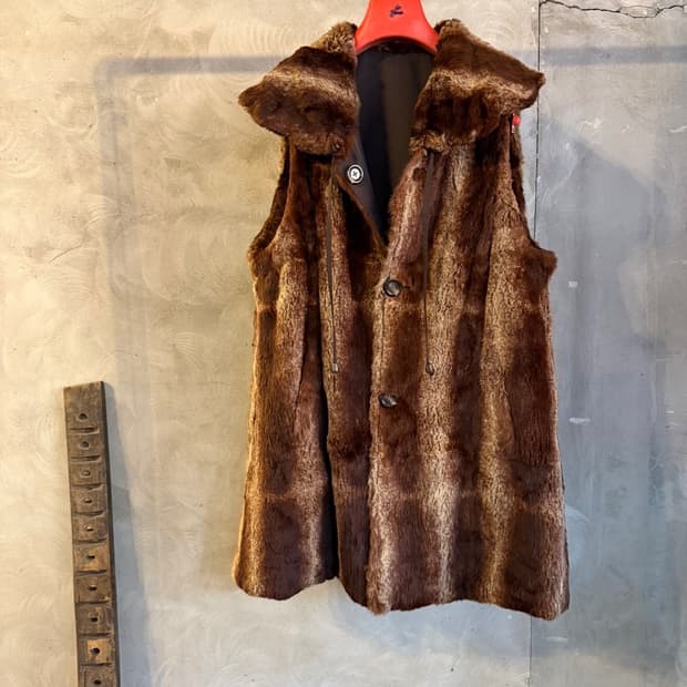 LANCY 모피 리버시블 베스트 여성 66-77