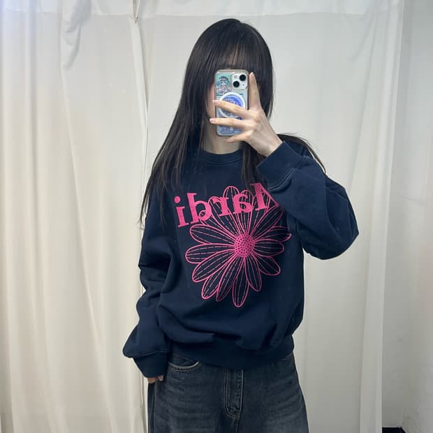 Mardi Mercredi navy sweatshirt