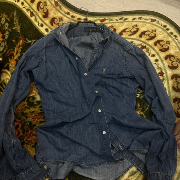 폴로 랄프로렌 데님셔츠 m