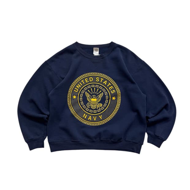 90s SOFFE U.S.NAVY  50/50 스웻셔츠