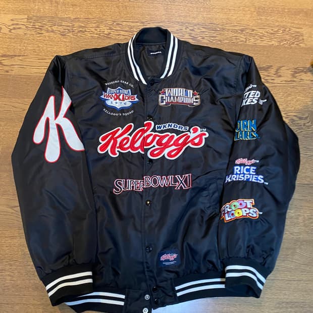 위캔더스 켈로그 바시티 점퍼 xl 블랙