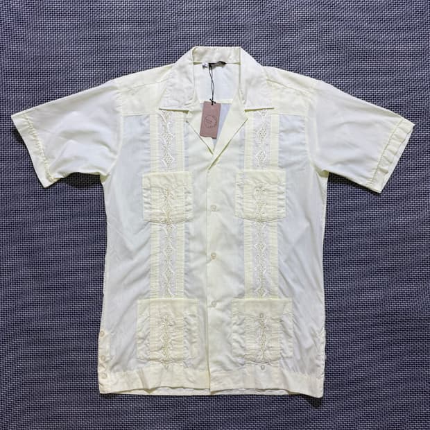 빈티지 반팔 쿠바 셔츠(kold_8462)