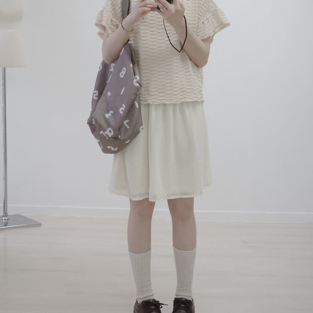 Style Operation light beige one-piece