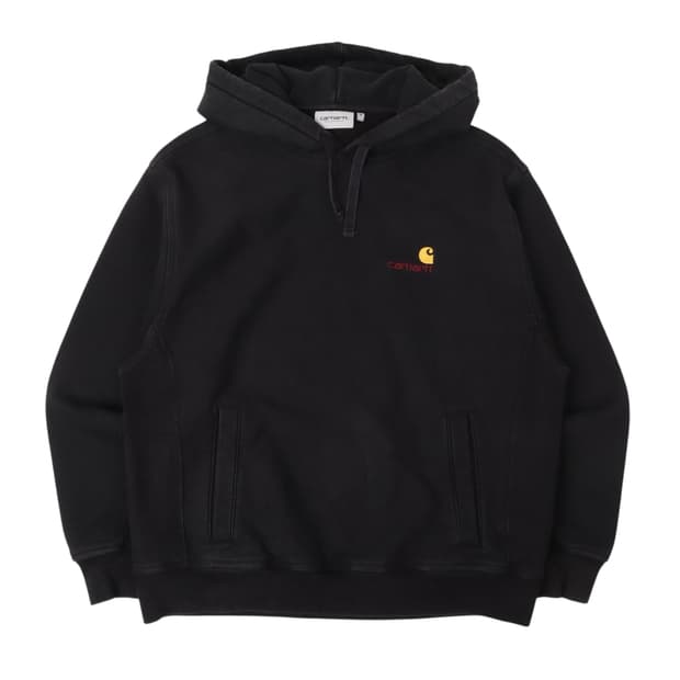 칼하트 윕 아메리칸 스크립트 후드티