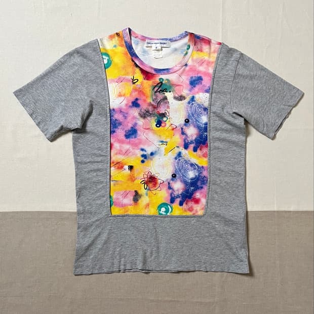 꼼데가르송 x futura 아트워크티셔츠 comme des garcons