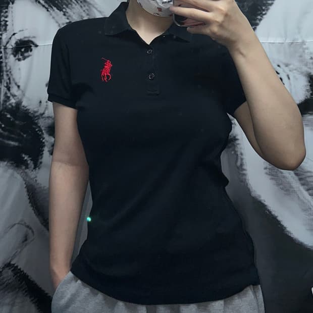 폴로 랄프로렌 반팔 티셔츠 블랙