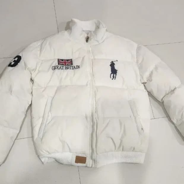 폴로 빅포니 성조기 패딩 