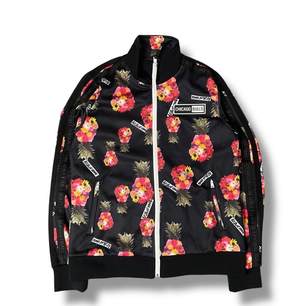NBA 시카고불스 플라워패턴 트랙탑 져지 S