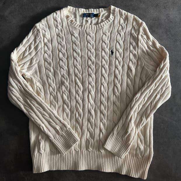 Polo Ralph Lauren 케이블 니트 스웨터 정품 M~L