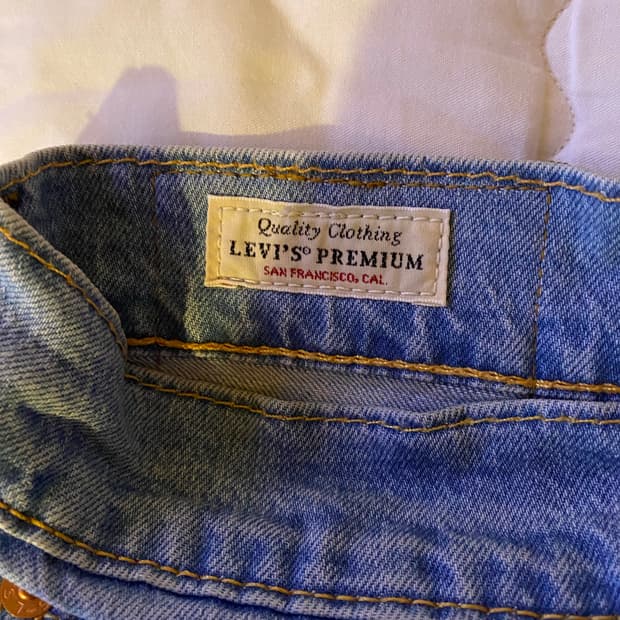 리바이스 빅e 연청바지