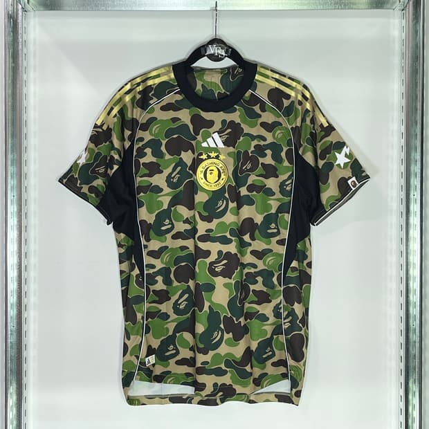 아디다스 X 베이프 FB 저지 그린 (새제품)