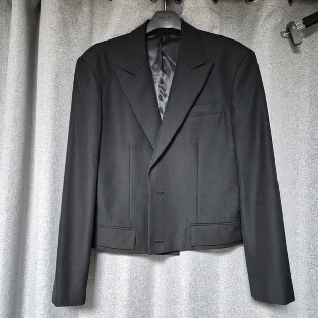 준지 크롭 블레이저 자켓 팝니다 우영미 타임옴므 솔리드옴므 