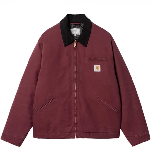 칼하트 WIP 오가닉 코튼 디어본 캔버스 OG 디트로이트 자켓 말벡 에이