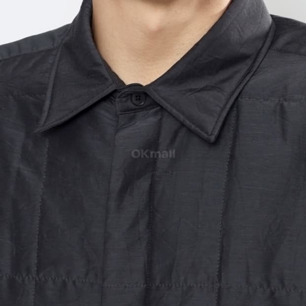 AURALEE QUILTED LIGHT SILK COTTON SHIRT