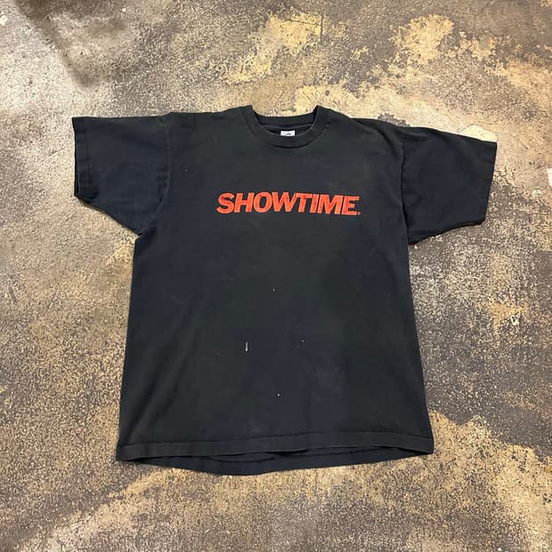 빈티지 90s 싱글 스티치 티셔츠 