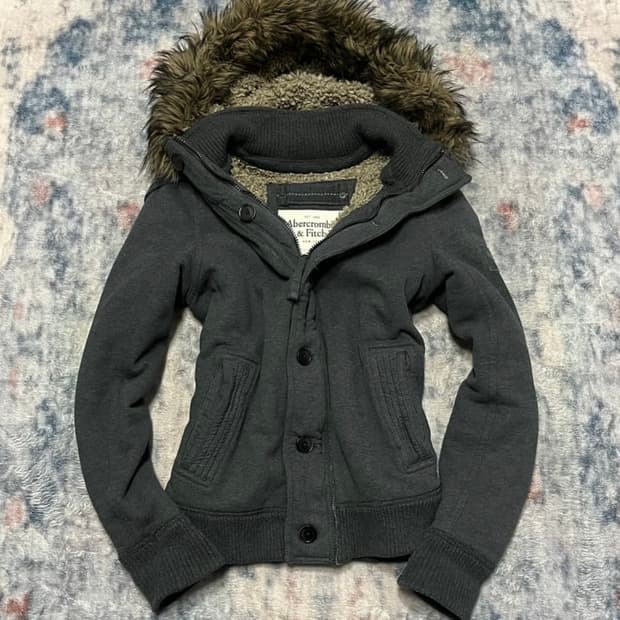 아베크롬비 00s y2k 울프퍼후드 자켓