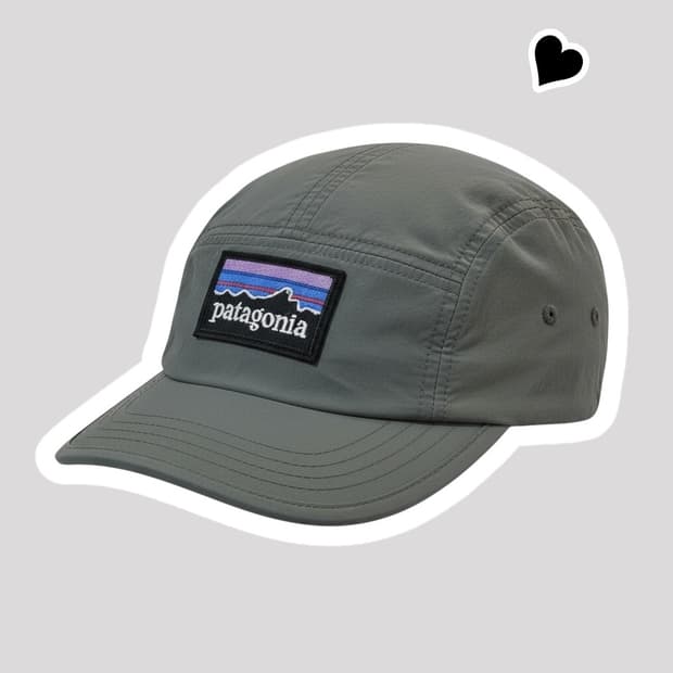 파타고니아 올리브 카키 나일론 캠프캡
