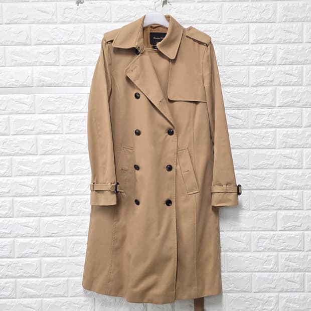 택포_ 마시모두 띠 여성 트렌치 코트 S