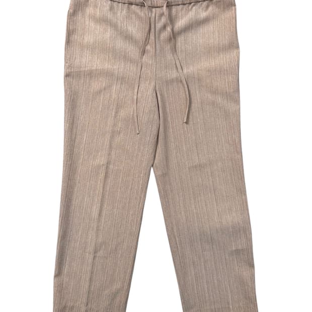 vintage linen sitrped pants